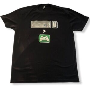 Xbox Gaming Short-sleeve T-shirt Black Size X-Large